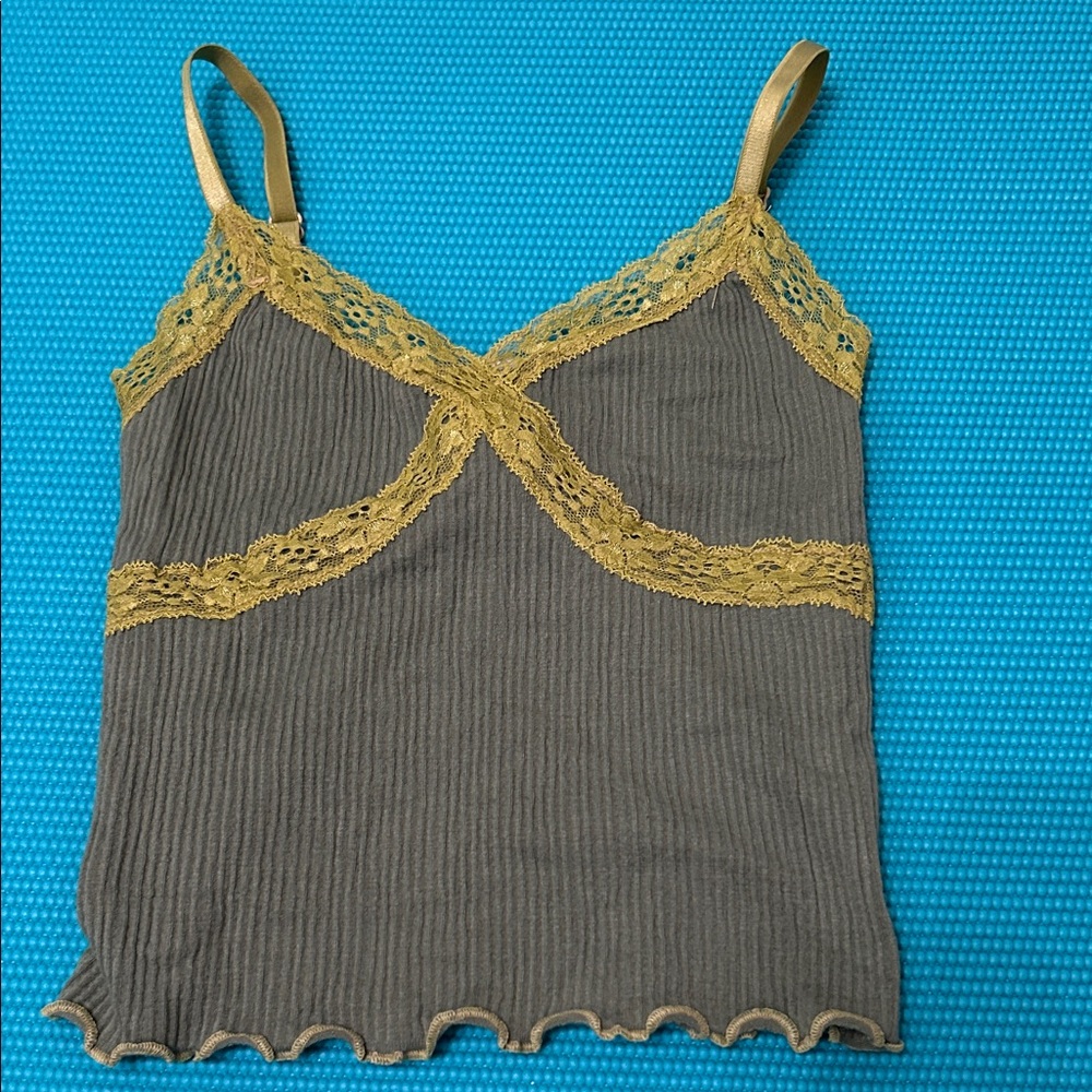 BDG Green Lacey camisole